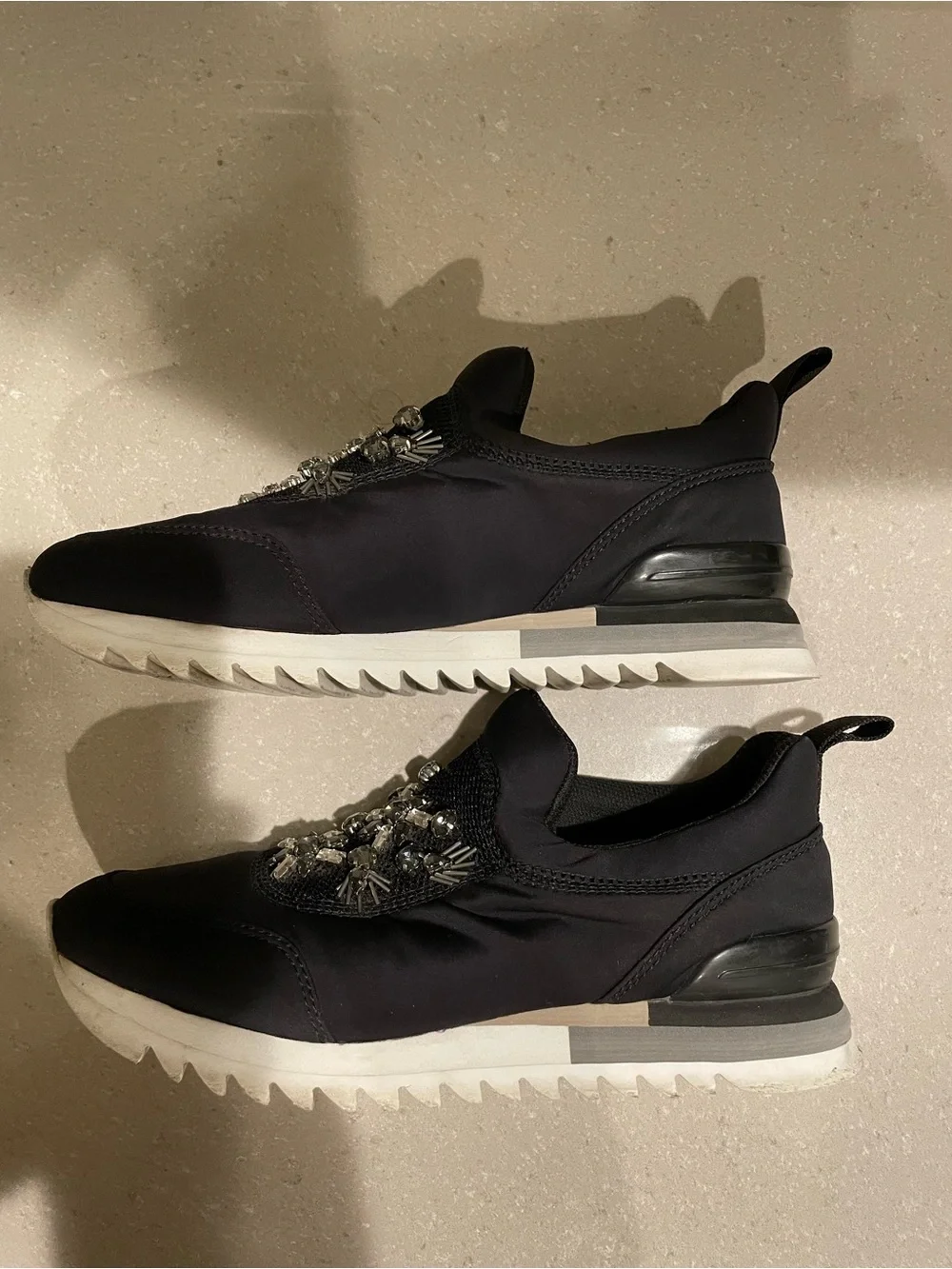 Tory Burch Rosas Embellished Sneakers | Black